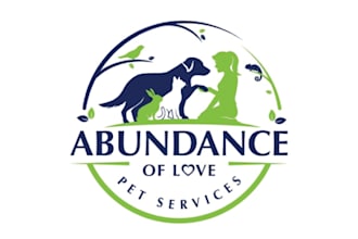 design pet shop, veterinary clinic or animal shelter logo