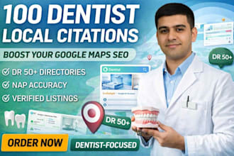 dentist backlinks local SEO citations for dental clinics