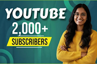 get fast 2000 real youtube followers guarantee