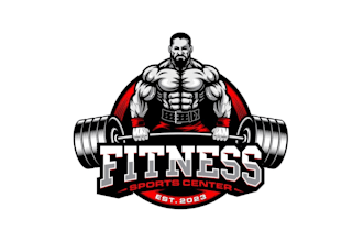 do unique fitness, bodybuilding and wellness logo design