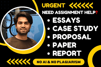 do case study, report, assignment, apa paper, research and summary writing