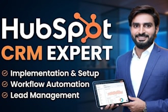 implement hubspot CRM, workflows, dashboards, data enrichment and migration