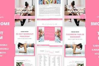 design, redesign fitness ebook, format fitness book, medical ebook, workout plan