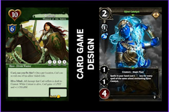 draw card game design board game design card illustration trading card game