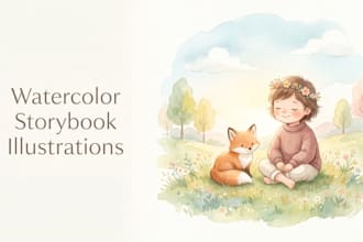 illustrate children story book illustrations and kids book