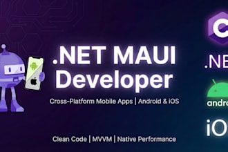 develop cross platform app with net maui