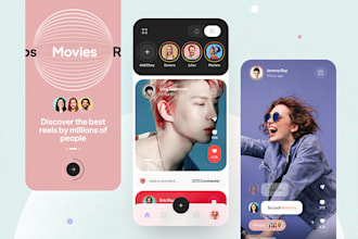 create ai app, social chat app, dating app, tik tok app
