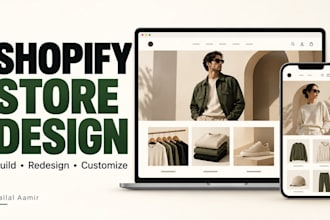 design or redesign your shopify store with custom theme development