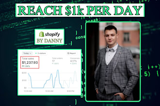 create a niche shopify dropshipping store ready to launch