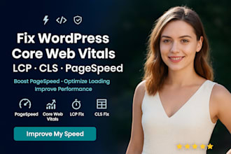 fix wordpress core web vitala lcp cls and optimize google pagespeed score