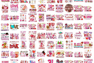 provide 2000 valentine day t shirt designs in a high quality png bundle