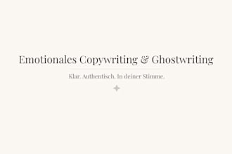 write clear, emotional copy that converts