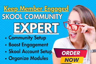 setup skool community organize membership onboarding skool modules upload