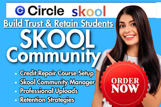 skool community setup course promotion community manager membership growth