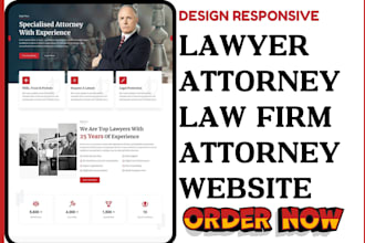 lawyer website law firm attorney notary business website