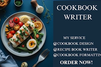 be cookbook recipe writer design recipe book recipe creation cookbook formatting