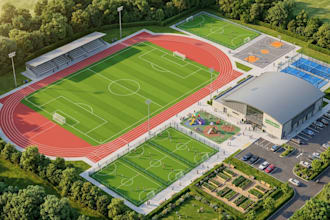design 3d padel court, 3d tennis court, pickleball, 3d stadium, sport complex