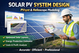 design solar pv systems with pvsyst and helioscope modeling