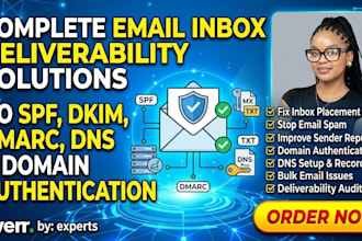 do spf dkim dmarc dns domain authentication email inbox deliverability issues