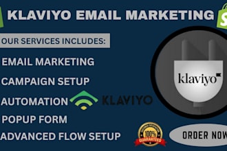 be your klaviyo email marketing specialist