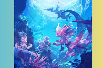 sea art vector art water color  ocean water color art sea