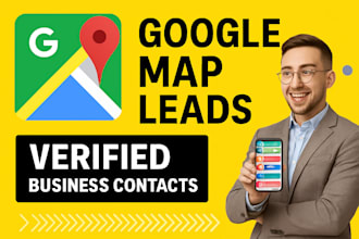 scrape google maps targeted business contacts