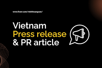 publish your vietnam press release and PR article on vietnamese news sites
