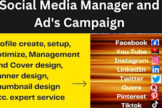 create optimization, ads and viral all social media page