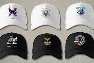 design premium custom hat, cap, and embroidery designs for your brand