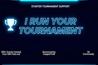 develop and manage esports tournaments, gaming communities, and more