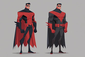 draw a character of comic or design