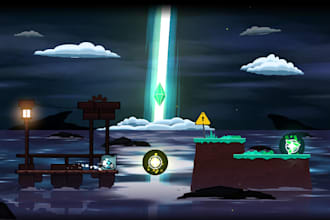 decorate a part of your level in geometry dash