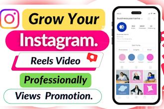 promote your facebook and instagram reels and organically growth
