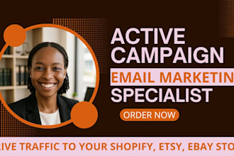 setup activecampaign mailchimp klaviyo landing page design email template