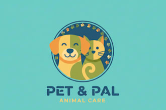 design a pet and animal logo for your brand