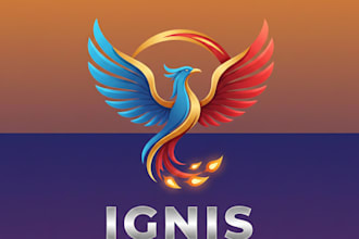 create a high quality 3d logo