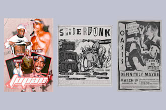 design eye cathing event or concert poster