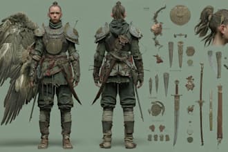 make a character for game
