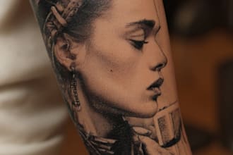 design professional tattoo and custom tattoo