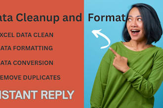 clean, format, merge, spilt excel data
