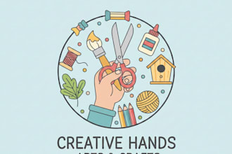 design a unique arts and craft logo