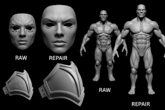stl file repair, mesh cleanup, custom 3mf modification, stl file for 3d printing