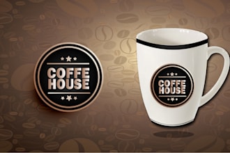 circular round, patch, round sticker, label, logo design