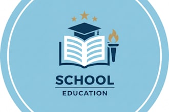 design a professional school and education logo