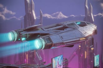 draw sci fi illustration and sci fi art