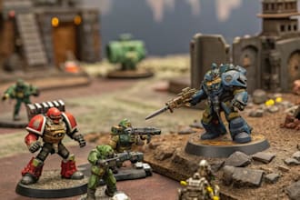 paint your warhammer 40k and fantasy miniatures