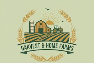 design a professional agriculture and farm logo