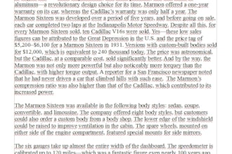 content for an automotive website, articles about cars