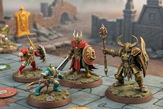 paint your warhammer, age of sigmar and dnd miniatures