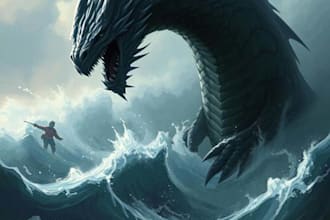 draw your monster or creature concept art